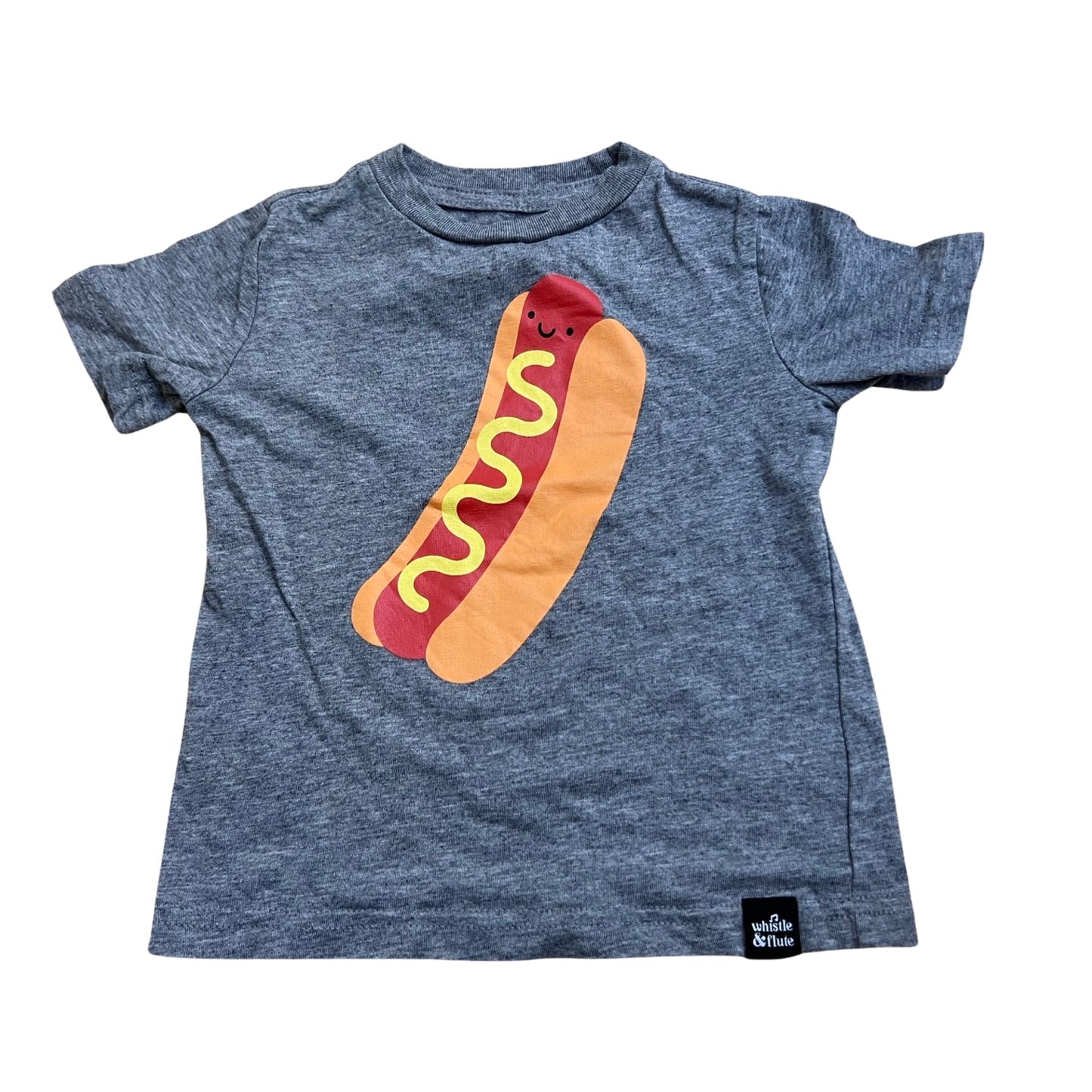whistle and flute tshirt, 12-18M