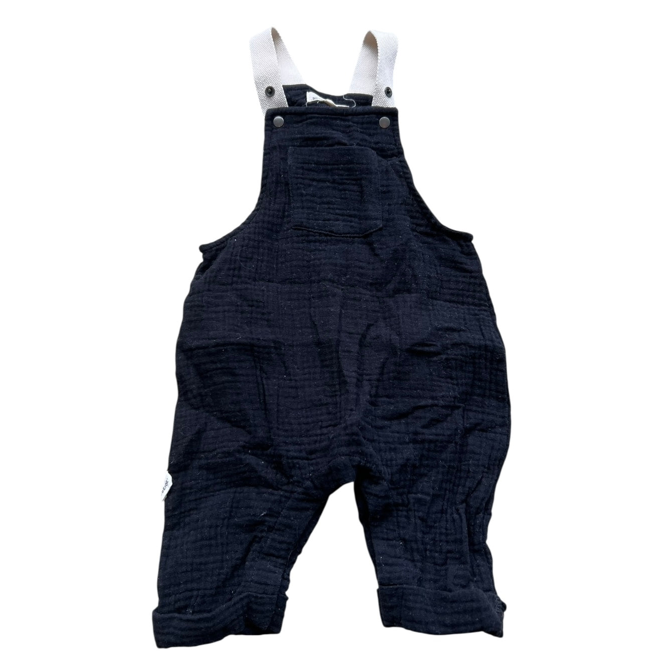 Greige Overalls, 3-6M