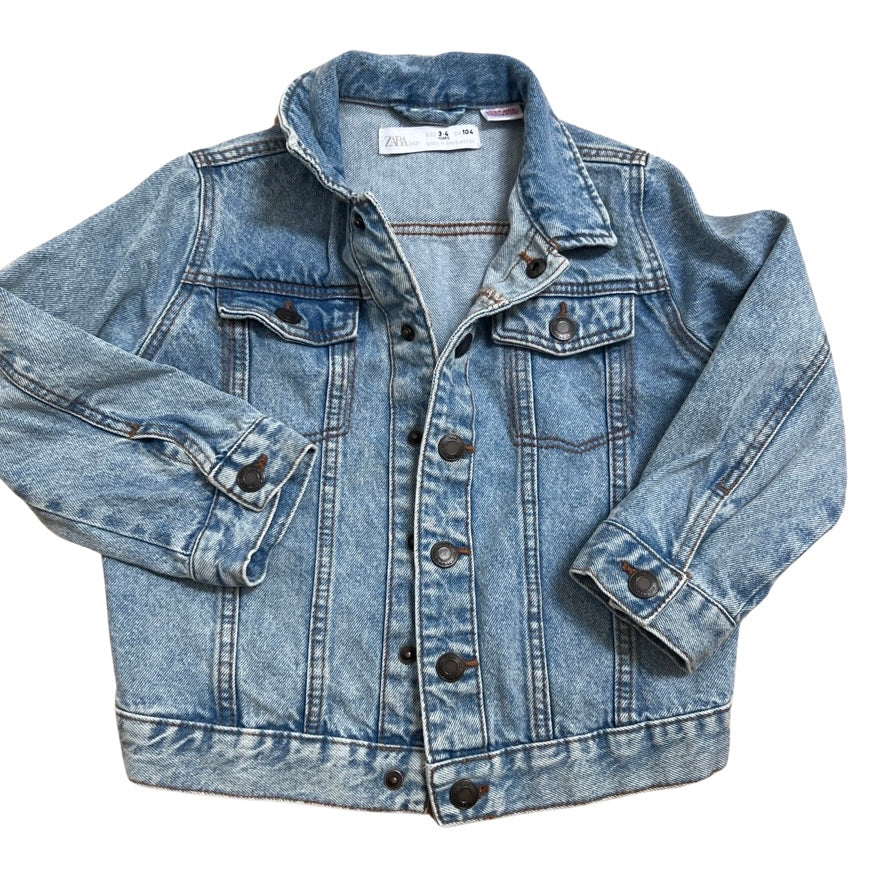 Zara jean jacket, 3-4T