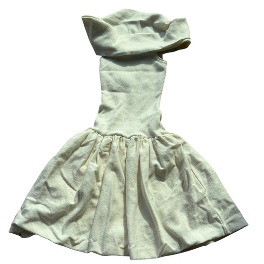 White fox dress, xxs