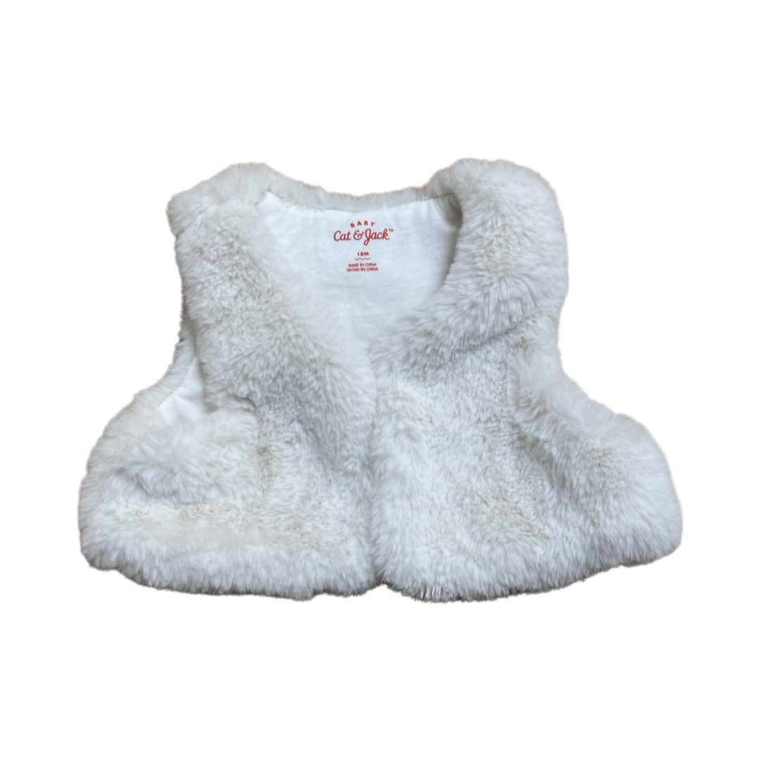 Cat and Jack vest, 18M