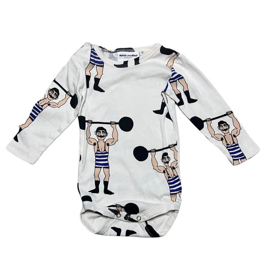 Mini Rodini Onesie, 4-9M