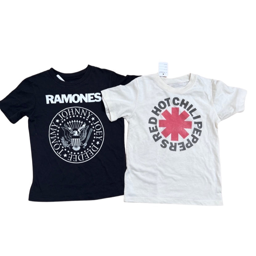 set of band T-shirt’s , 5T